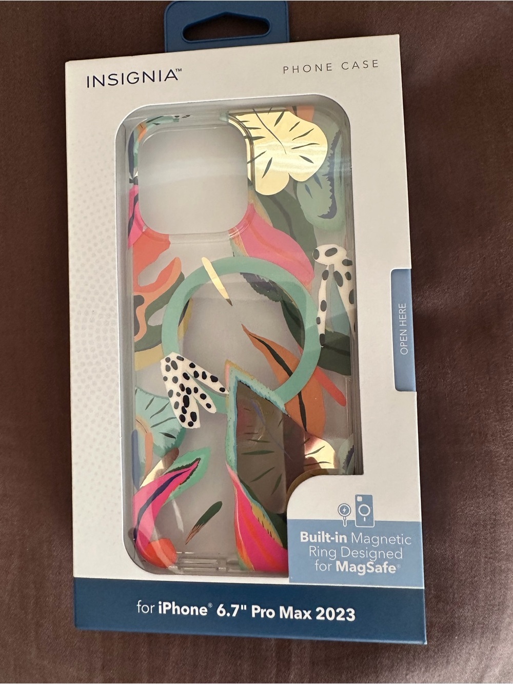 iPhone 15 Pro Max 2023 Insignia Tropical Floral Case with MagSafe - NEW in Box